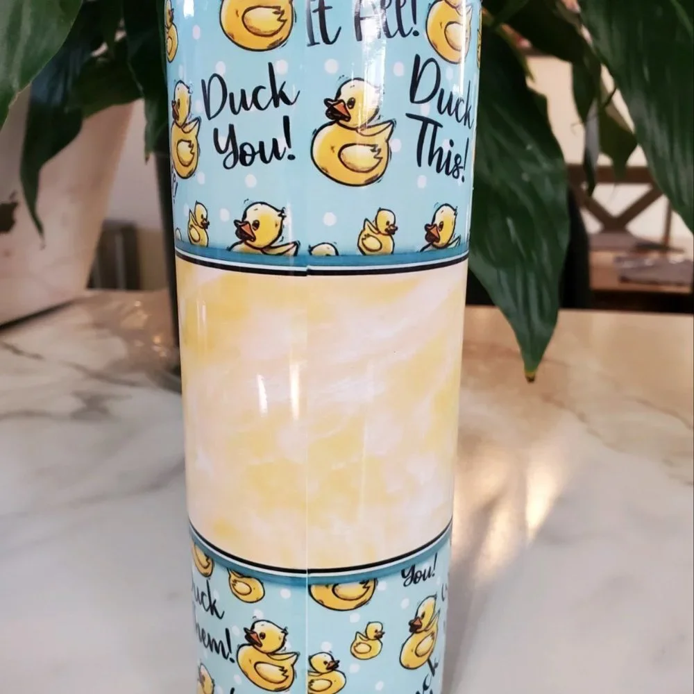 Dear Autocorrect, IT'S NEVER DUCK 20oz Tumbler with duo lids 🎉sale